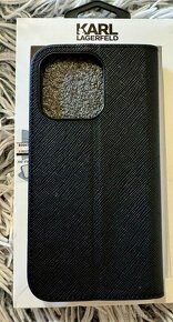 apple iphone 15 pro karl lagerfeld kryt black saffiano book - 5