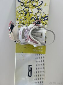 Snowboard komplet viazanie a boty - 5