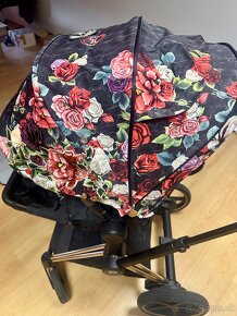 Cybex E-priam rose gold 2021 seatpack Spring blossom dark - 5