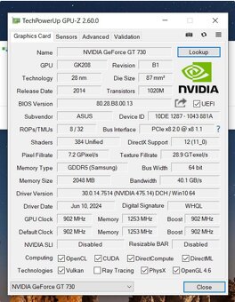 Geforce GT 730 2Gb DDR5 Low profile - 5