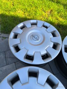 5x110 R15 OPel disky +puklice - 5