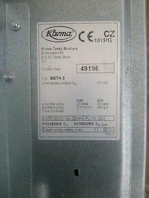 gamatky cez stenu KARMA Beta 3 3kw - 5