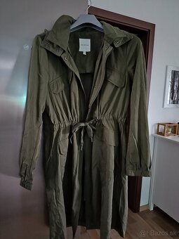 Avec Les Filles luxusná prechodná dlhá parka M - 5