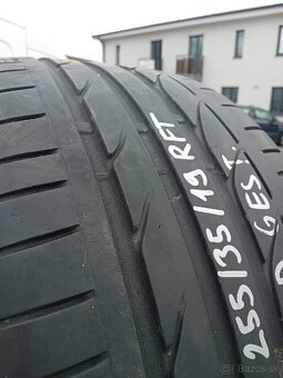 2x 255/35R19 Letné pneumatiky Bridgestone RFT - 5