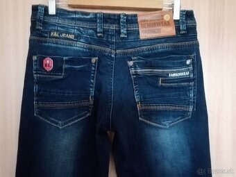 DŽÍNSY-NOVÉ-ZNAČKOVÉ: K&L JEANS DENIM-MADE KANADA-ZĽAVA - - - 5