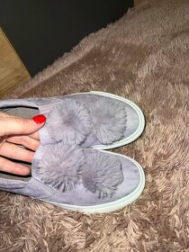 jarne stylove slip on tenisky-balerinky s bombrlcami - 5