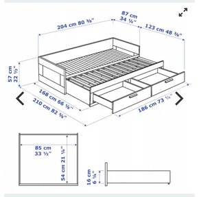 Rozkladací posteľ IKEA - 5