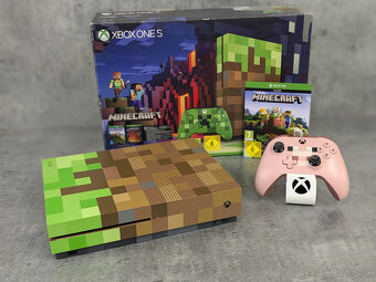 Xbox One S Minecraft edícia, ovládač, hra Minecraft - 5