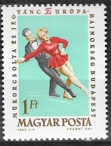 ⚽ 1921‑1927- Maďarsko -1963 European Figure Skating Champion - 5