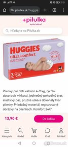 Huggies ultra comfort velk. 3 - 5