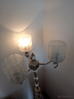 Stojaca lampa, osvetlenie, starožitnosti - 5