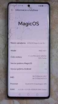 Predám Huawei magic 5 lite - 5