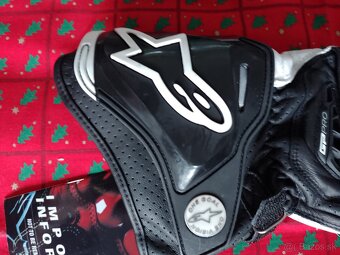 Kožené rukavice na motorku Alpinestar nové. - 5