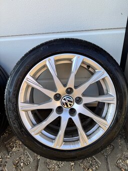 Predám disky volkswagen  225/45 R17 - 5