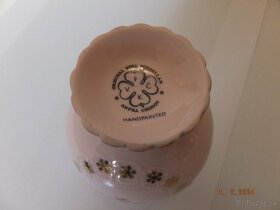 Růžový porcelán- vázička. - 5