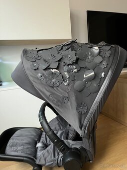 Poťah cybex priam 4.0 simply flowers grey - 5