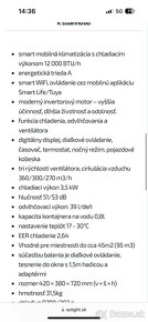 Solight mobilná klimatizácia 12000BTU, smart,wifi - 5