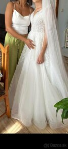 Jednoduché svadobné šaty - 5