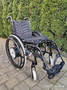 invalidny vozik 44cm +pridávne el, kolesa E Motion - 5