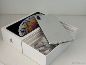 iPhone XS Max Silver 512GB Nová Baterka - 5