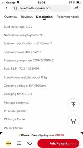 Bluetooth reprak 5W - 5