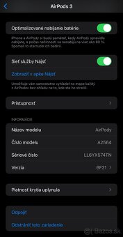 Slúchadlá Apple Airpods 3 - TOP STAV - 5