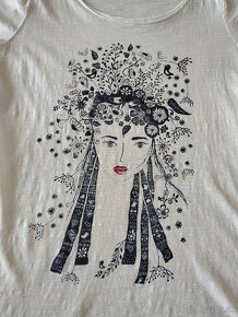 Dámske tričko Veveričkaprint - Lady Folk - 5