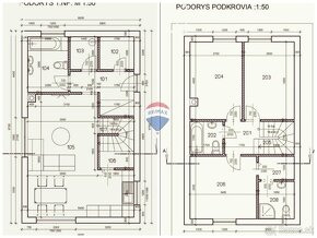 2 podlažná chata, hrubá stavba, 116m2, pozemok 589m2 , Košic - 5