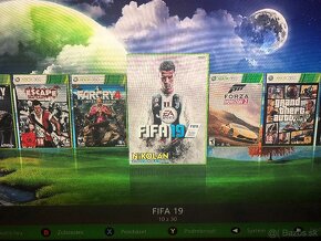 Predám Xbox 360 + cca 40 HRY na 250GB HDD + RGH - 5