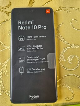 Xiaomi Redmi Note10 Pro original v krabici novy nepouzity - - 5