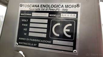 Plnička fliaš manuálna samospádová Toscana Enologica Mori - 5