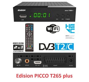 DVB-T2 prijímače Edision - Picco / Pping / Nano / Storm 504 - 5