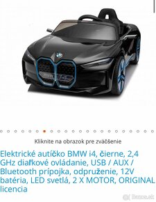 Elektrické autíčko bmw - 5