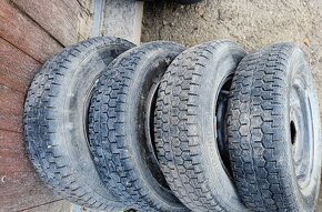 Predám disky s pneumatikami 165/80 R13 zo Škody 120 - 5