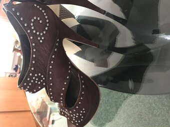 MIU MIU originál damske extravagantne sandalky 37 1/2 - 5