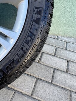 Originál Disky BMW 5x120 R18 zimné pneu 245/40 R18 - 5