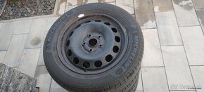 205/55 R16 letne + plechove disky - 5