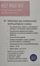 Prístroj na ohrievanie depilačného vosku - 5