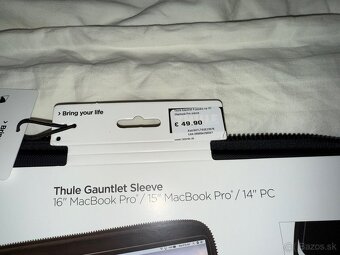 Thule Gauntlet 4 puzdro na 16" Macbook Pro čierne - 5