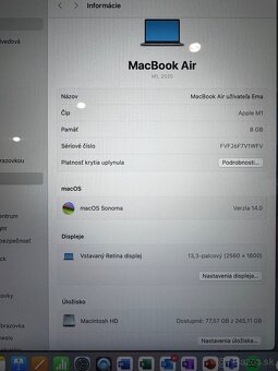 Apple MacBook Air 13 M1 Space Grey SK 2020 - 5