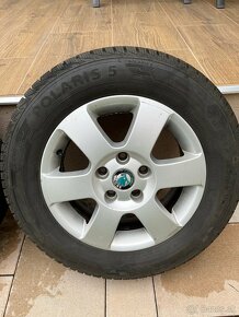 Škoda 5x112 R15 zimné pneu 195/65 R15 - 5