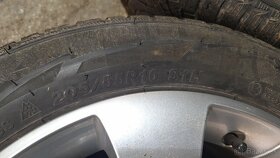 Original ALU disky Škoda 5x112 r16+zimné pneu - 5