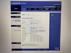 Predám wifi router CISCO LINKSYS WRT160N V2 - 5