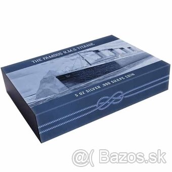 Investicne striebro mince minca Titanic 5 oz - 5