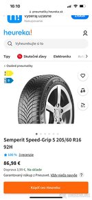 205/60R16 Semperit Speed-grip 5 - 5