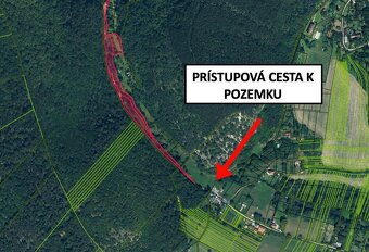 Prašník - 1.214 m2 POZEMOK NA CHATU v lesíku - 5