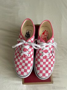 Nové Vans Authentic checkerboard pink (39) - 5