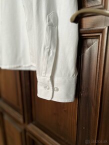 New Yorker pánska biela elastická košeľa č. L - 5