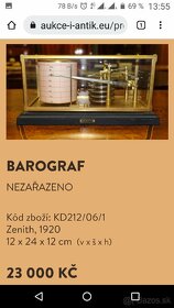 Záznamový barograf 1920 - 5