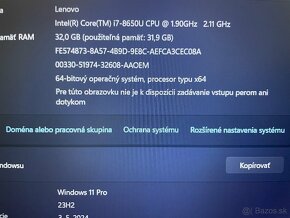 Lenovo ThinkPad T480-i7-8650U/32gbDDR4/512gbSSD/W11Pro - 5